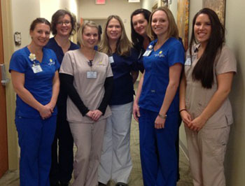 Nurses at Miller Keystone Blood Center